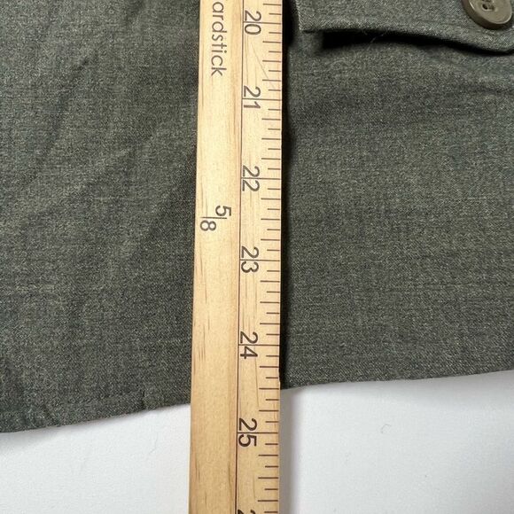 Lane Bryant Olive Green Button Front Light Jacket Womens Plus Sz 26 EUC - Picture 10 of 14